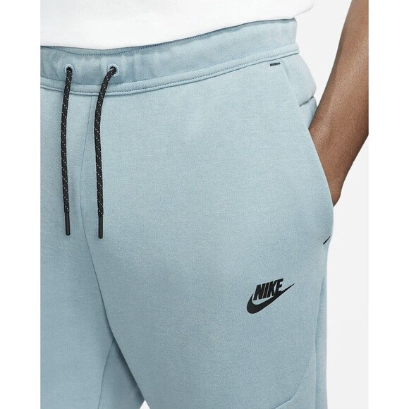 Nike Tech Fleece Washed Jogger Pants Mens Size Large CZ9918-424 Cerulean NWT New - Picture 2 of 5